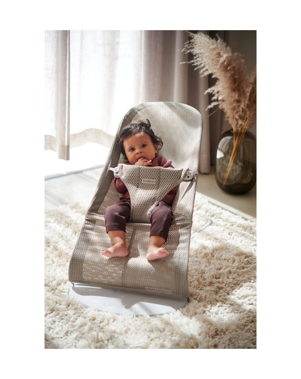 Babybjorn ριλάξ balance bliss mesh, grey beige - Baby Bjorn