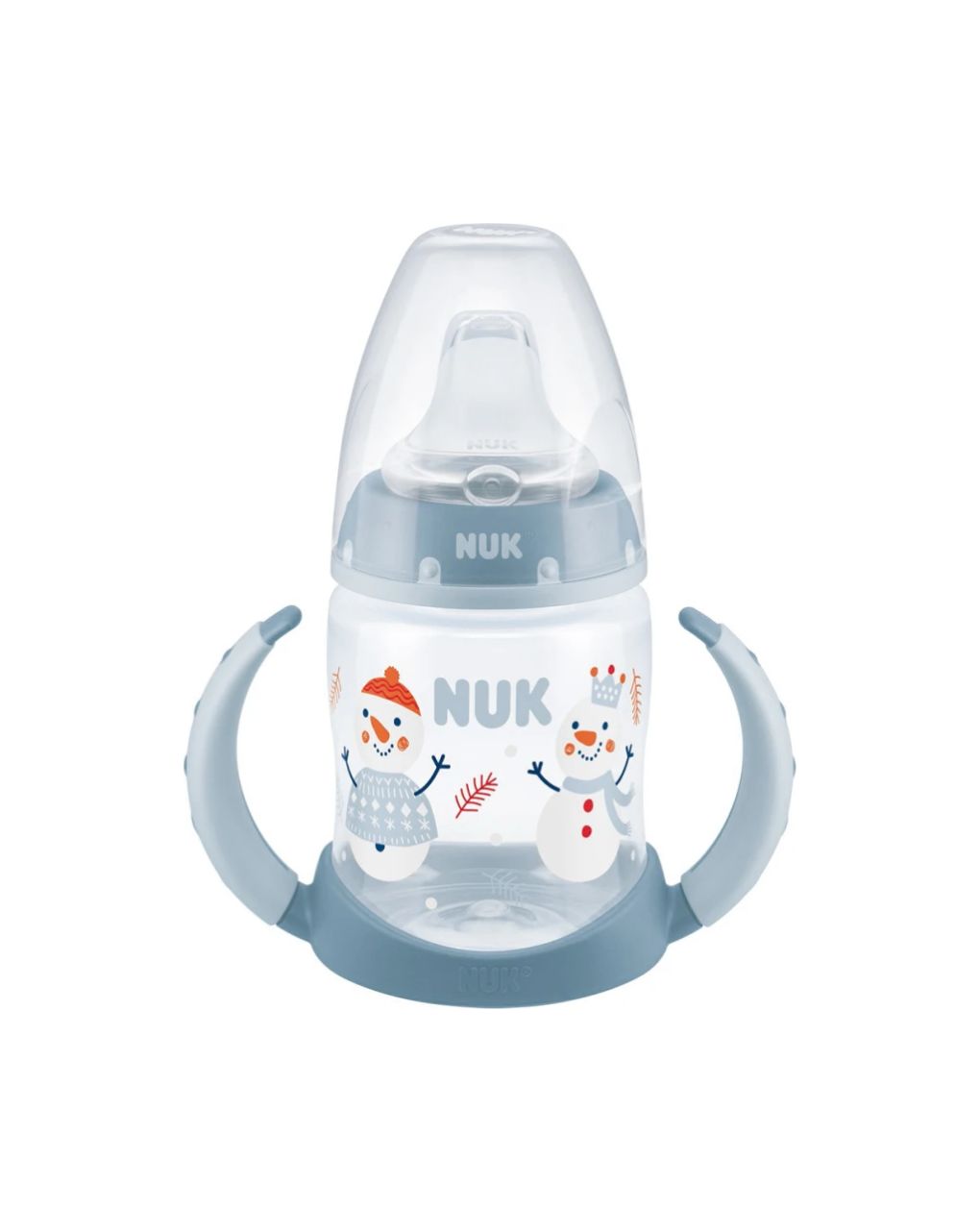 Nuk snow first choice πλαστικό μπιμπερό εκπαίδευσης με δύο λαβές(6-18m) 150ml σε 2 σχέδια - Nuk