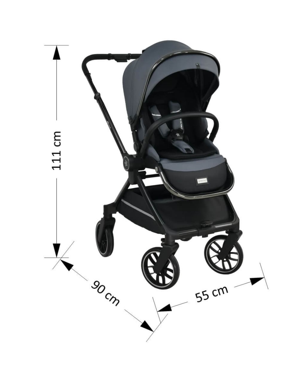 Bebe stars πολυκαρότσι mirage 3σε1 γκρι, 330-188 - Bebe Stars