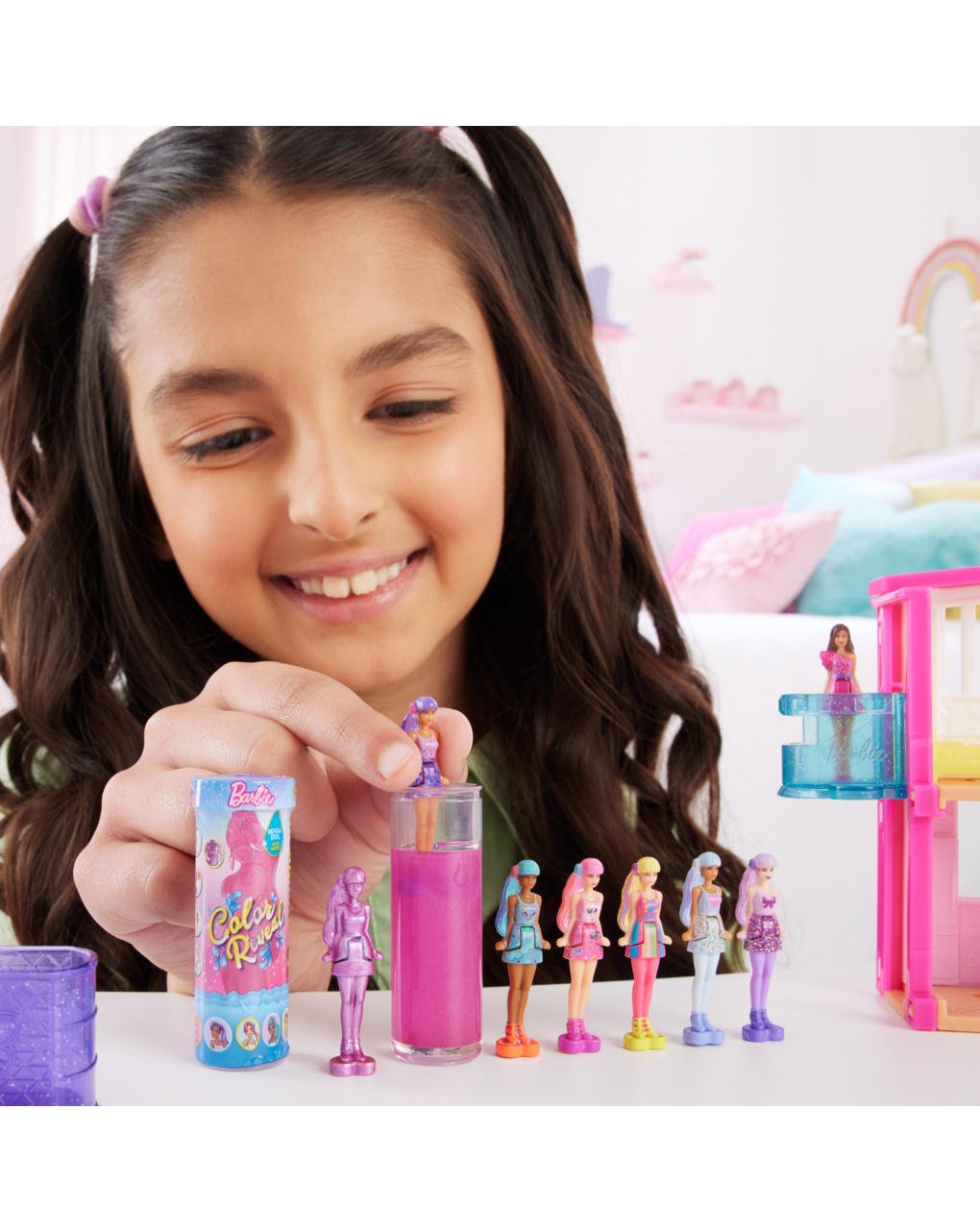 Barbie mini barbieland  color reveal 1τμχ  διάφορα σχέδια, hyf28 - BARBIE LAND MINI