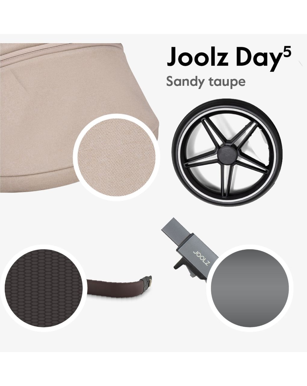 Joolz day⁵ σύστημα μεταφοράς 2 σε 1 sandy taupe - Joolz