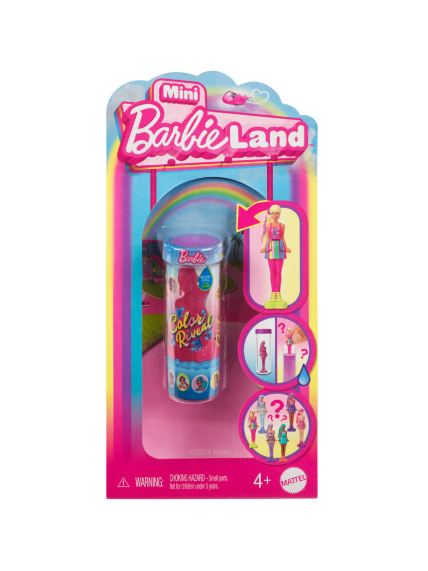 Barbie mini barbieland  color reveal 1τμχ  διάφορα σχέδια, hyf28 - BARBIE LAND MINI