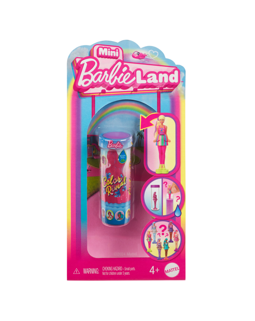 Barbie mini barbieland  color reveal 1τμχ  διάφορα σχέδια, hyf28