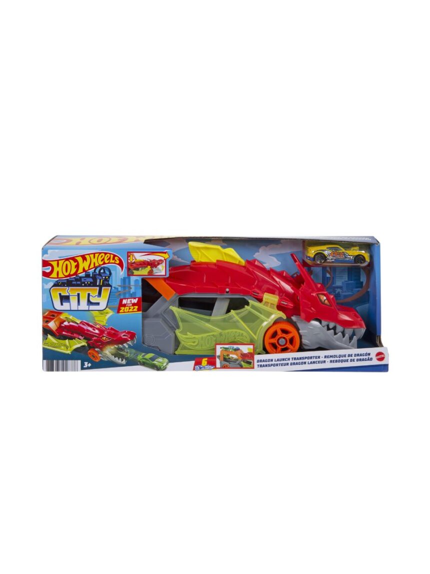 Mattel hot wheels νταλίκα δράκος, gtk42 - Hot wheels