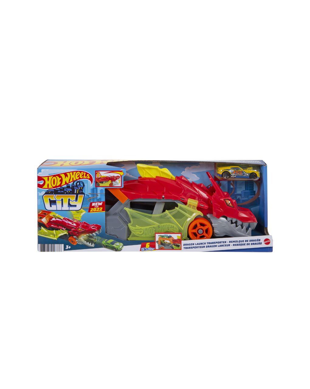 Mattel hot wheels νταλίκα δράκος, gtk42 - Hot wheels