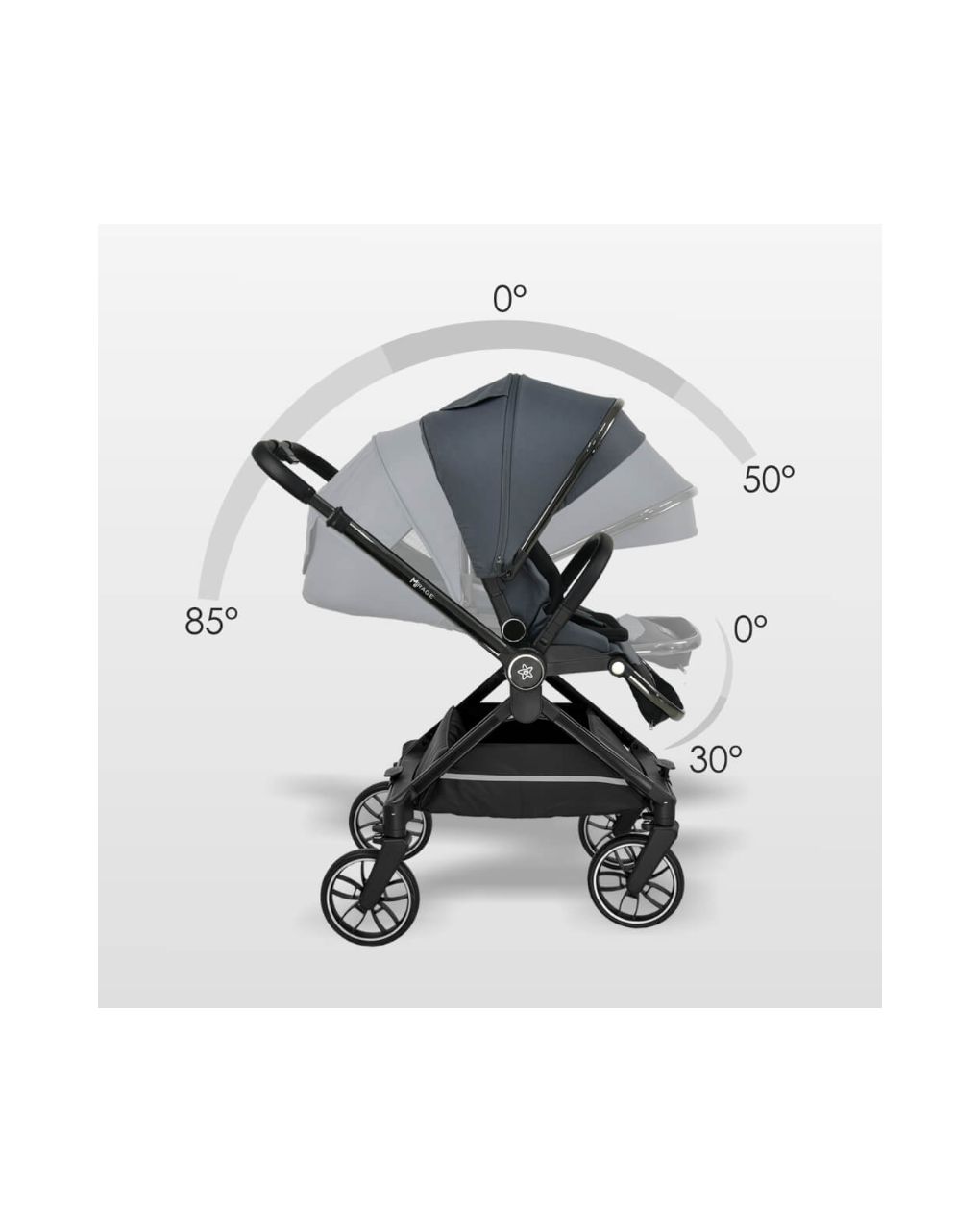 Bebe stars πολυκαρότσι mirage 3σε1 γκρι, 330-188 - Bebe Stars