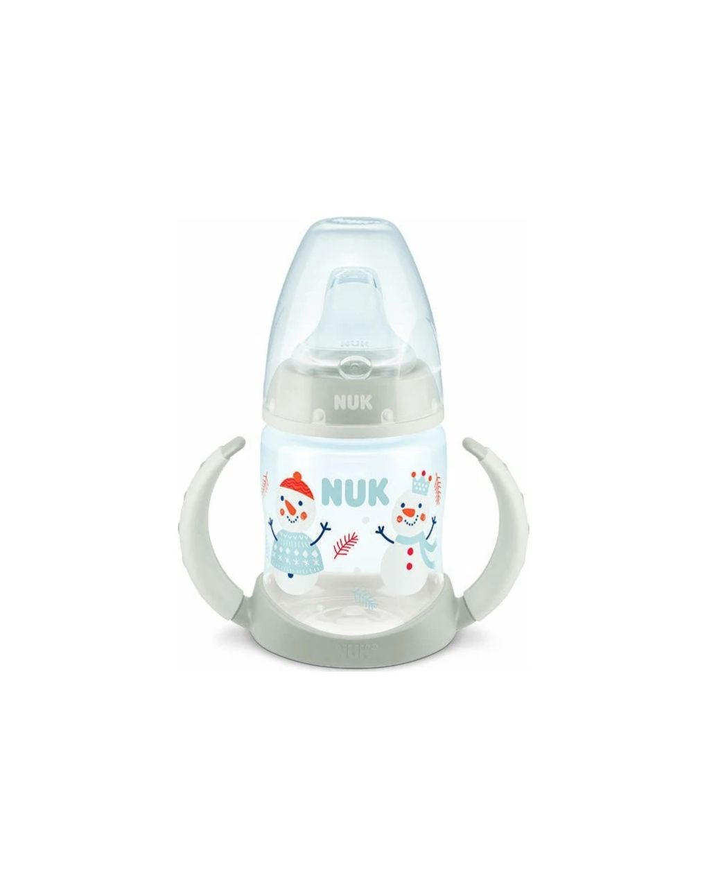 Nuk snow first choice πλαστικό μπιμπερό εκπαίδευσης με δύο λαβές(6-18m) 150ml σε 2 σχέδια - Nuk