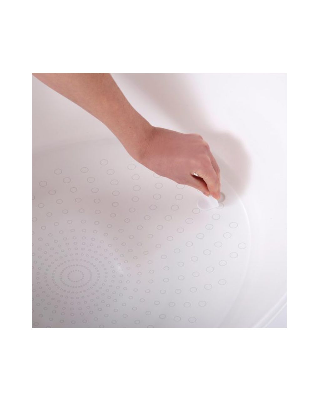 Shnuggle toddler bath λευκό γκρί ανοιχτό με τάπα - SHNUGGLE
