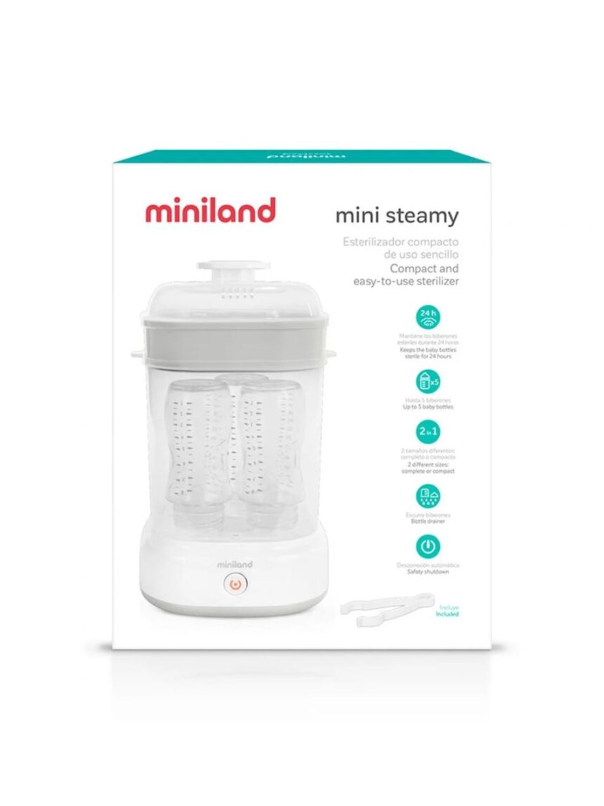 Miniland αποστειρωτής μπιμπερό mini steamy ml89580 - Miniland