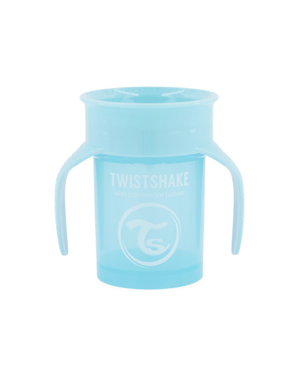 Twistshake κύπελλο spill-free 360° 230ml 6m+ pastel blue 32-08-78929