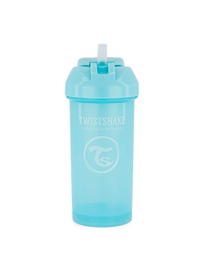 Twistshake κύπελλο straw cup 360ml 6m+ παστελ μπλε 32-08-78589 - Twistshake