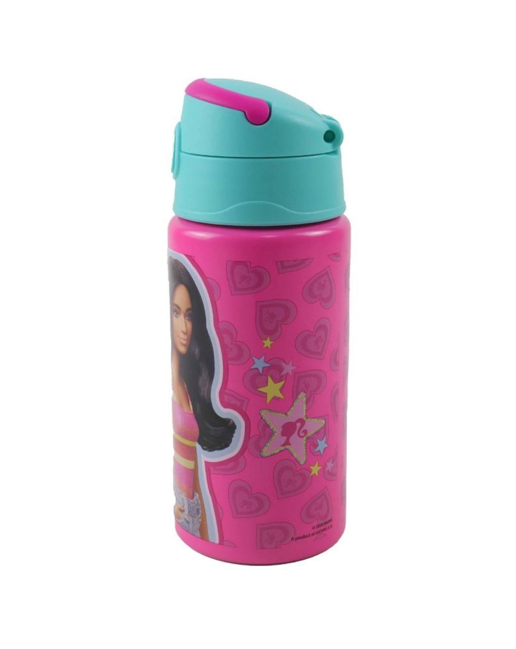 Gim παγούρι αλουμινίου flip 500ml barbie, 571-20248 - Gim