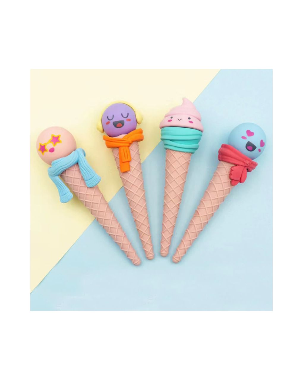 γόμα fancy eraser: funny ice cream σε 4 σχέδια - LITTLE TREE