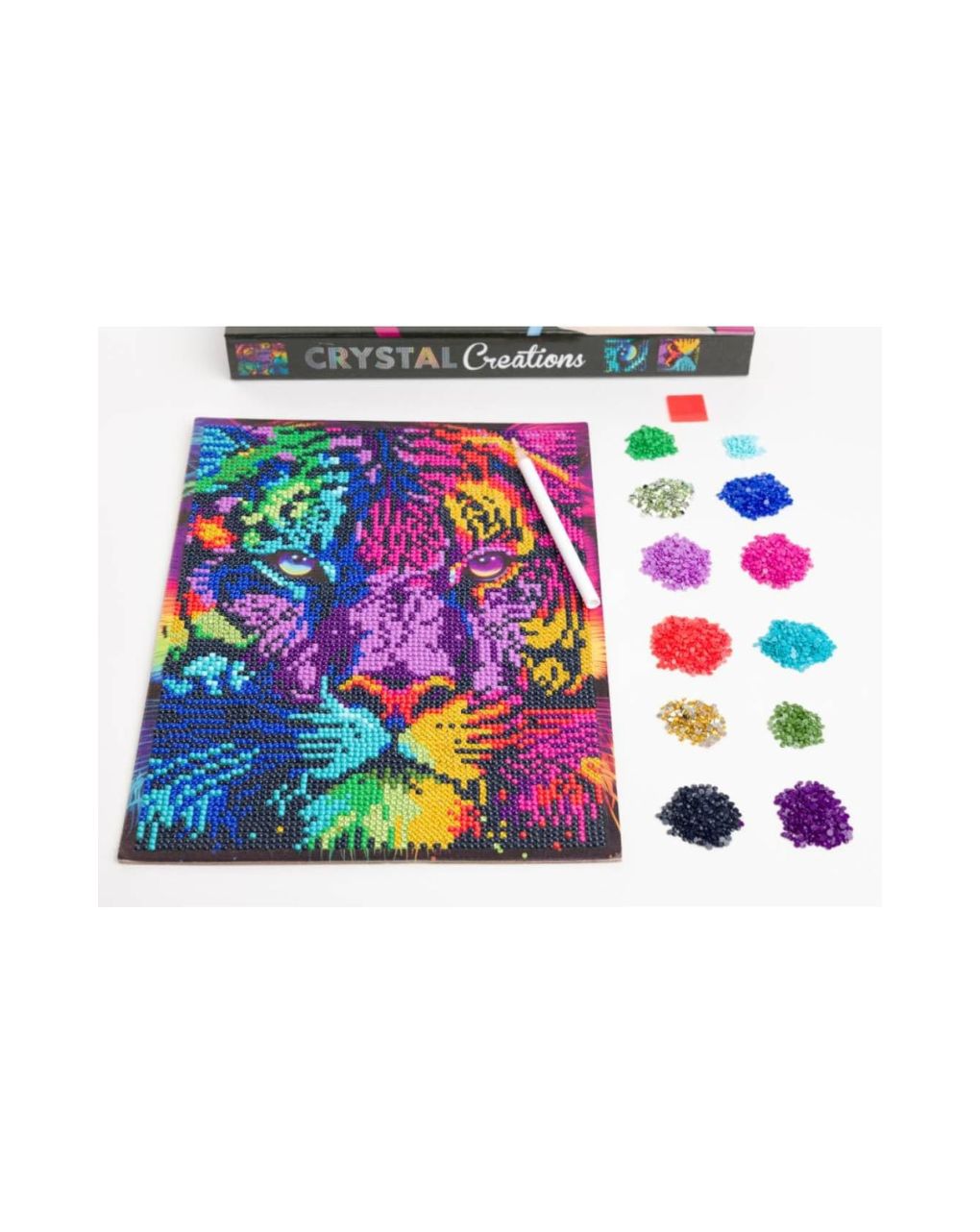 Crystal creations: neon tiger - HINKLER