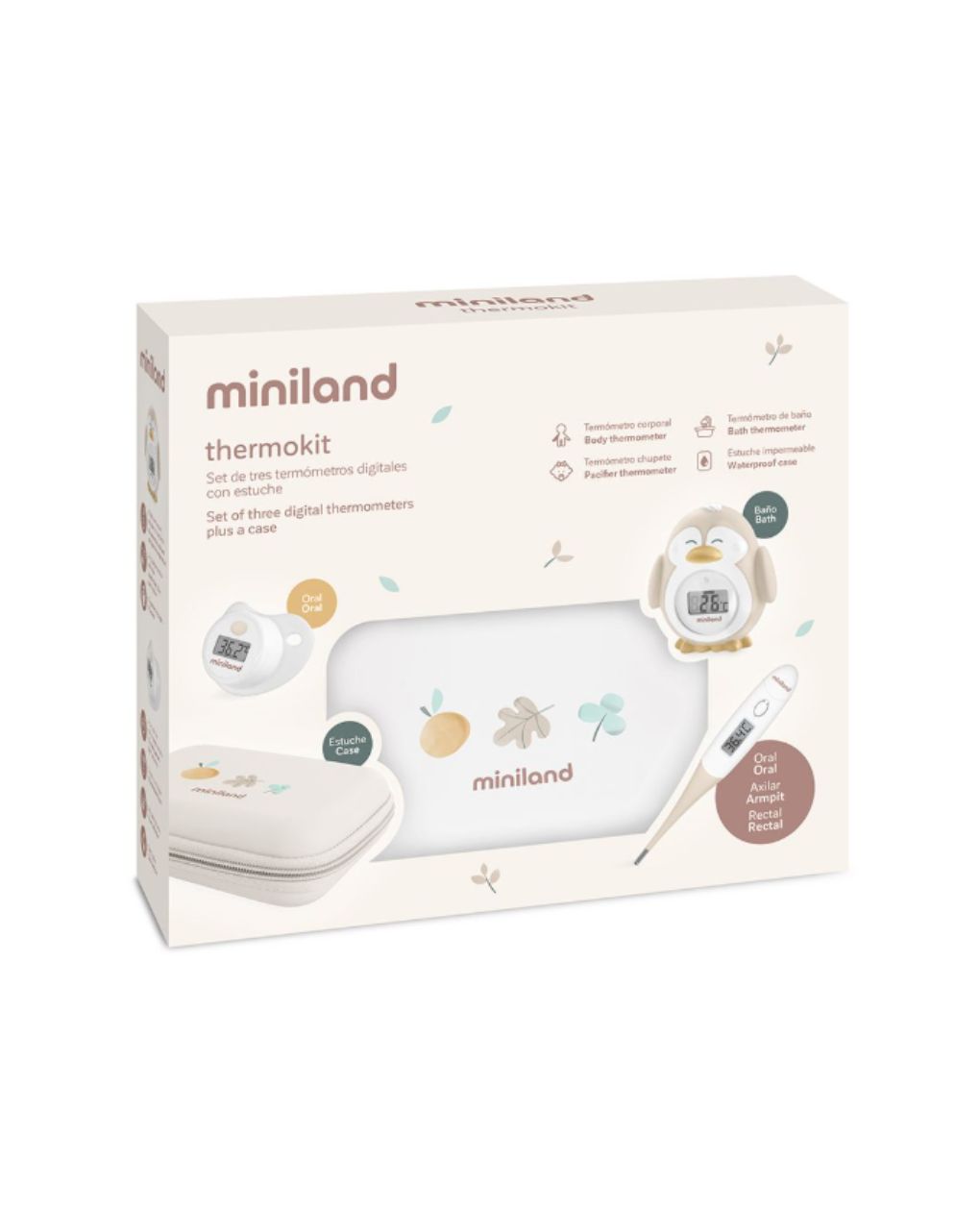 Miniland σετ περιποίησης ταξιδίου baby kit valencia 6τμχ ml89584 - Miniland