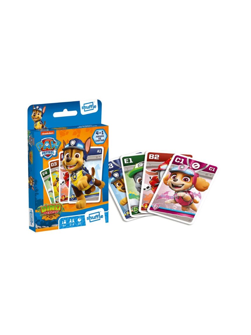 Shuffle fun - paw patrol range - CARTAMUNDI