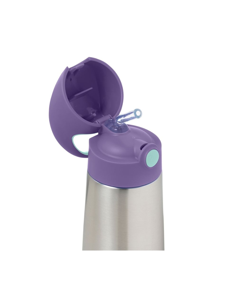 B.box ισοθερμικό παγούρι με καλαμάκι 500ml lilac pop, bb500103 - BBOX