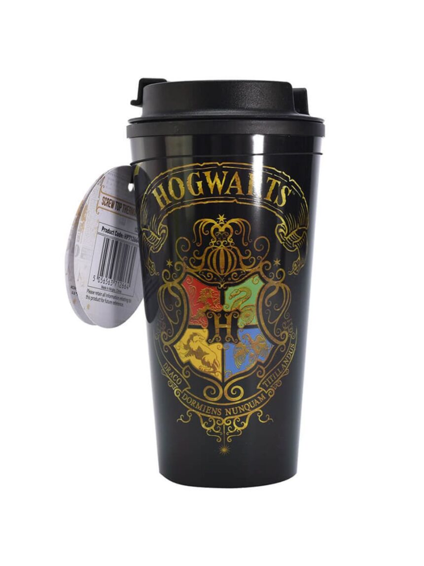 θερμός harry potter screw top thermal flask 450ml – colourful crest - BLUE SKY