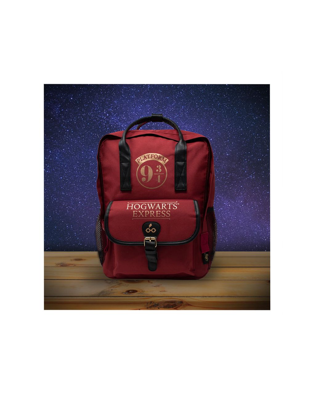 σχολική τσάντα harry potter premium backpack burgundy 9 3/4 - BLUE SKY