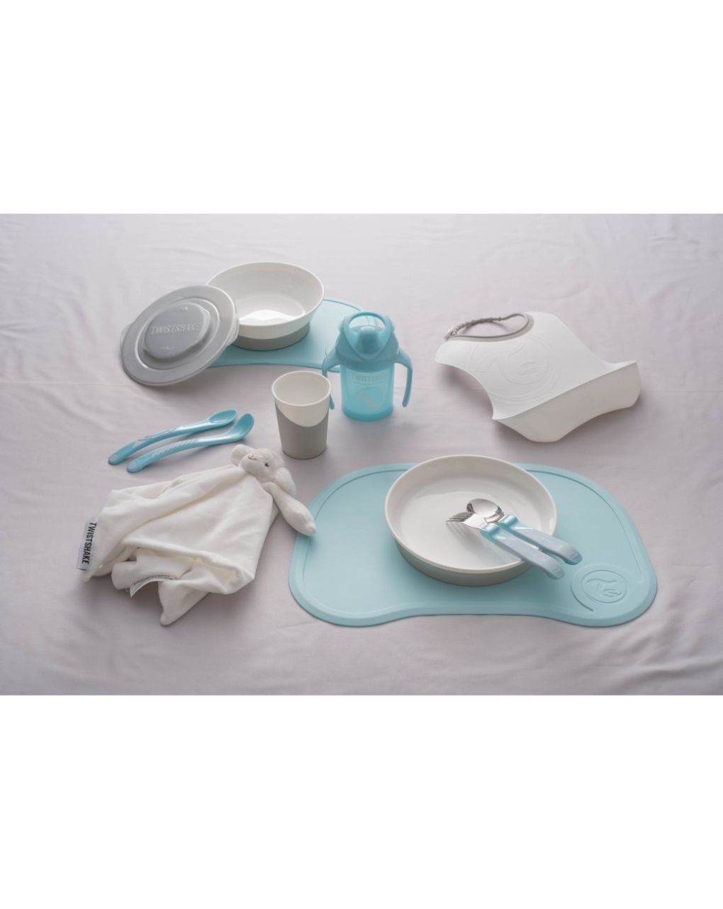 Twistshake 3x κουταλάκια ταΐσματος 4m+ παστελ μπλε 32-08-78180 - Twistshake