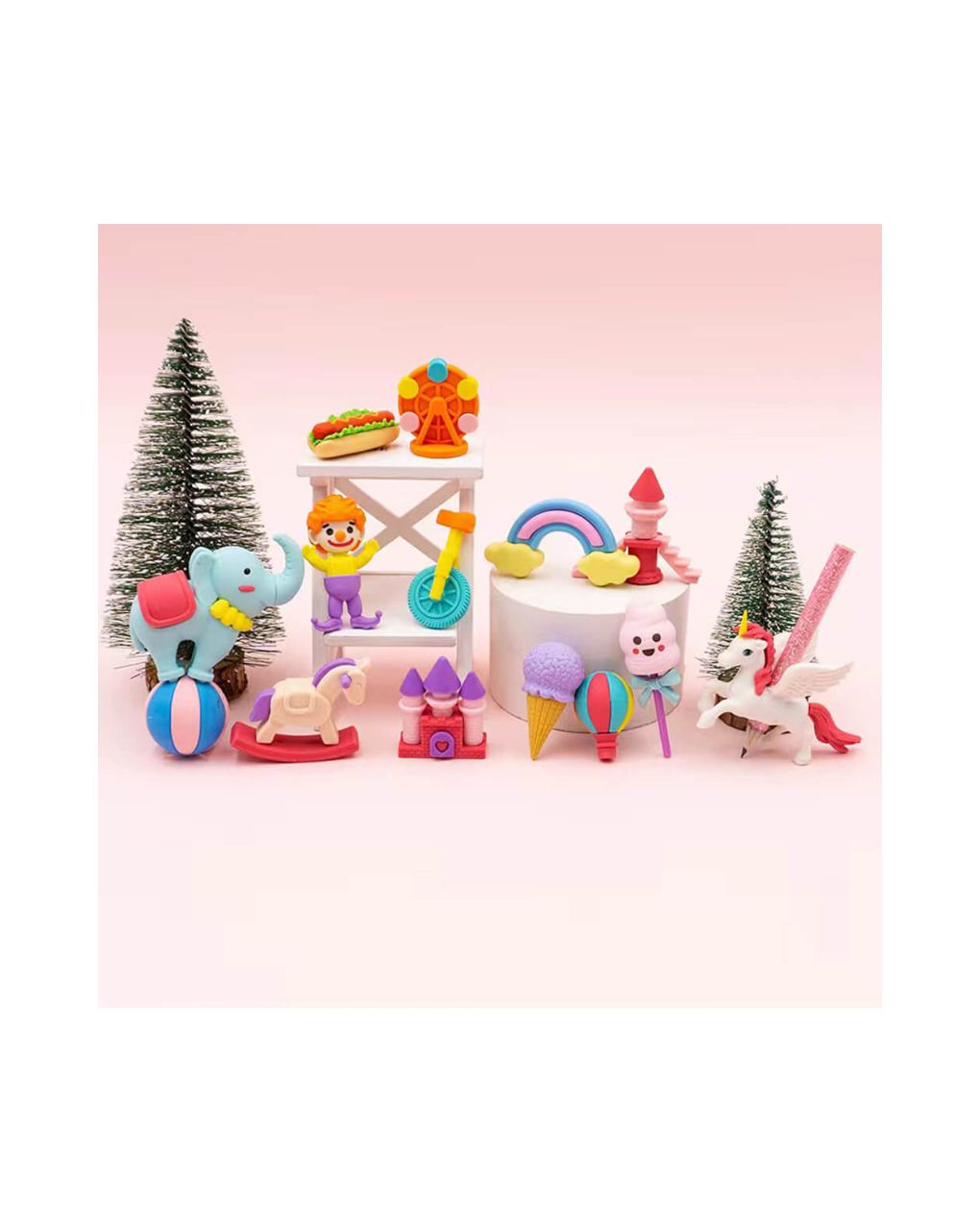 Gift eraser collection: amusement park - LITTLE TREE