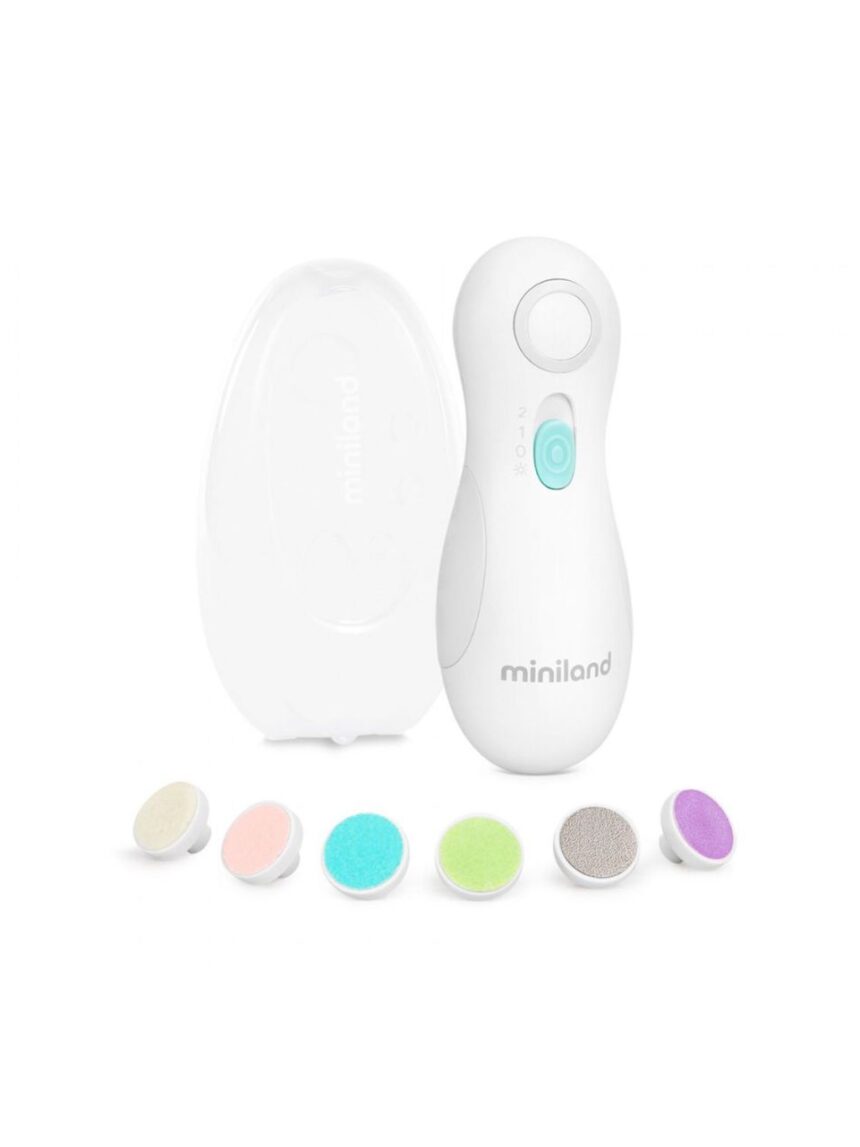 Miniland ηλεκτρική λίμα νυχιών με 6 κεφαλές ml89608 - Miniland