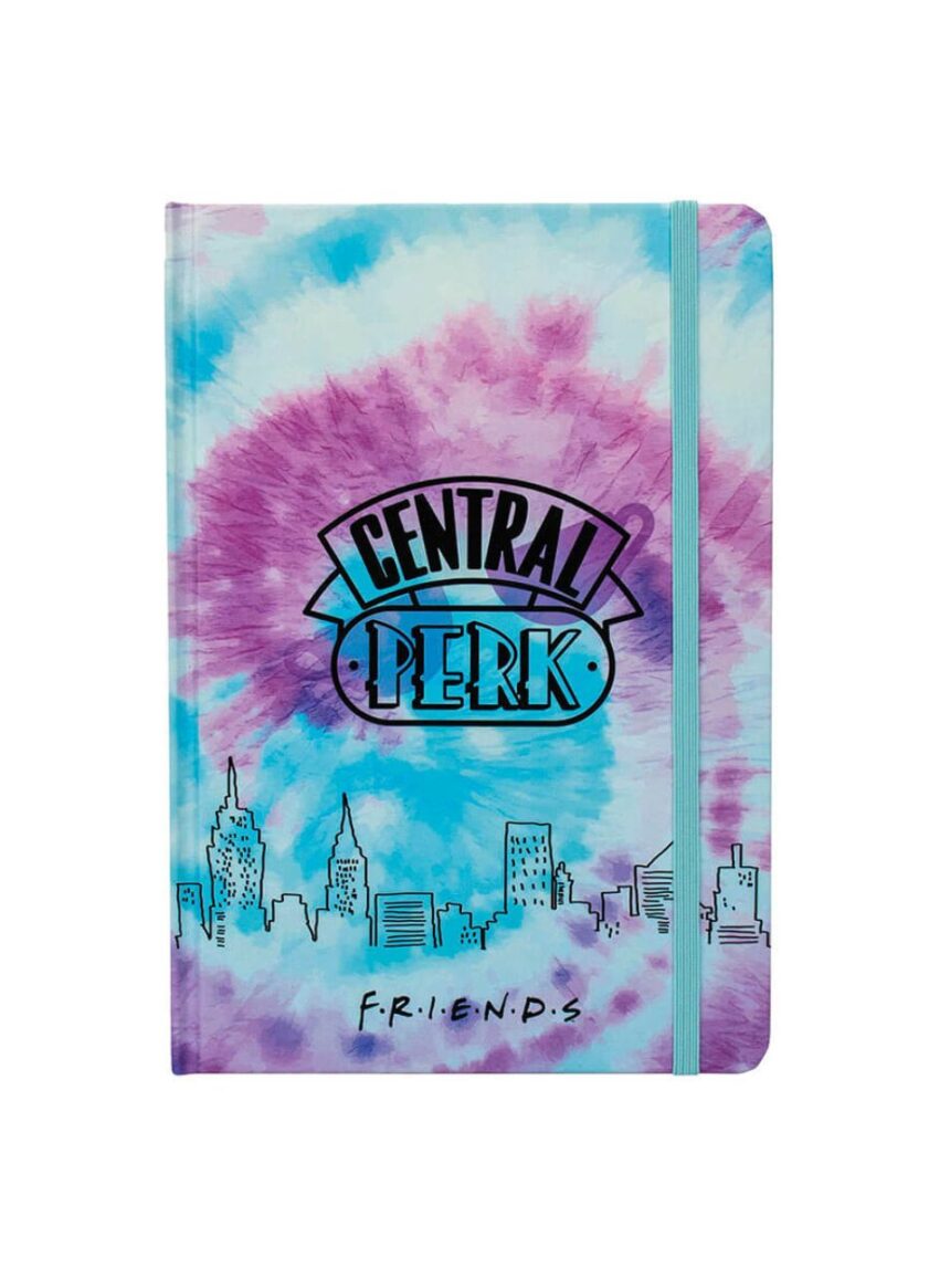 σημειωματάριο friends a5 casebound notebook purple tie dye - BLUE SKY