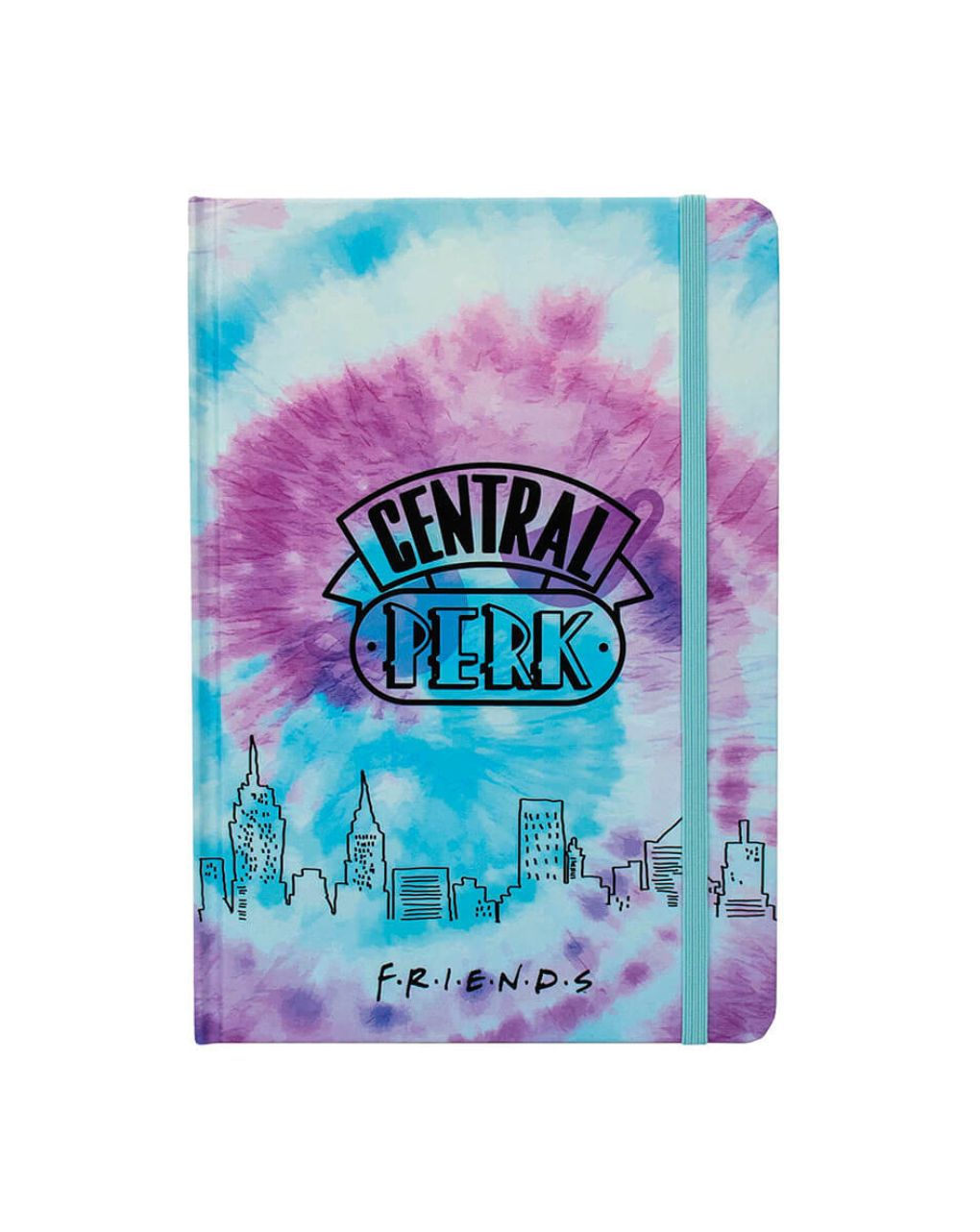 σημειωματάριο friends a5 casebound notebook purple tie dye - BLUE SKY