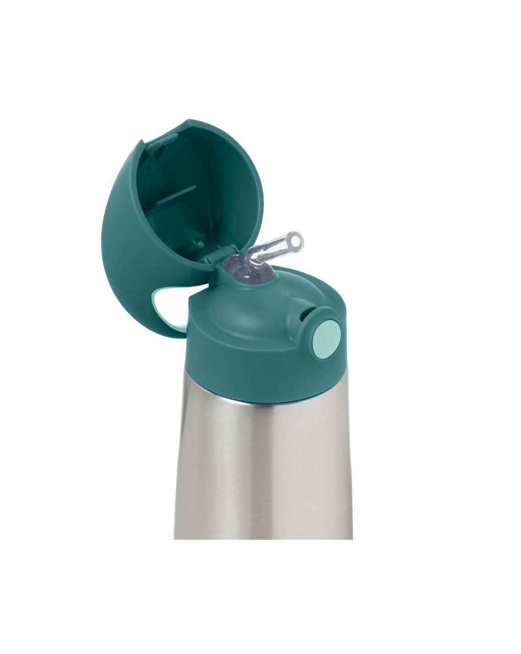 B.box ισοθερμικό παγούρι με καλαμάκι 500ml emerald forest, bb500107 - BBOX