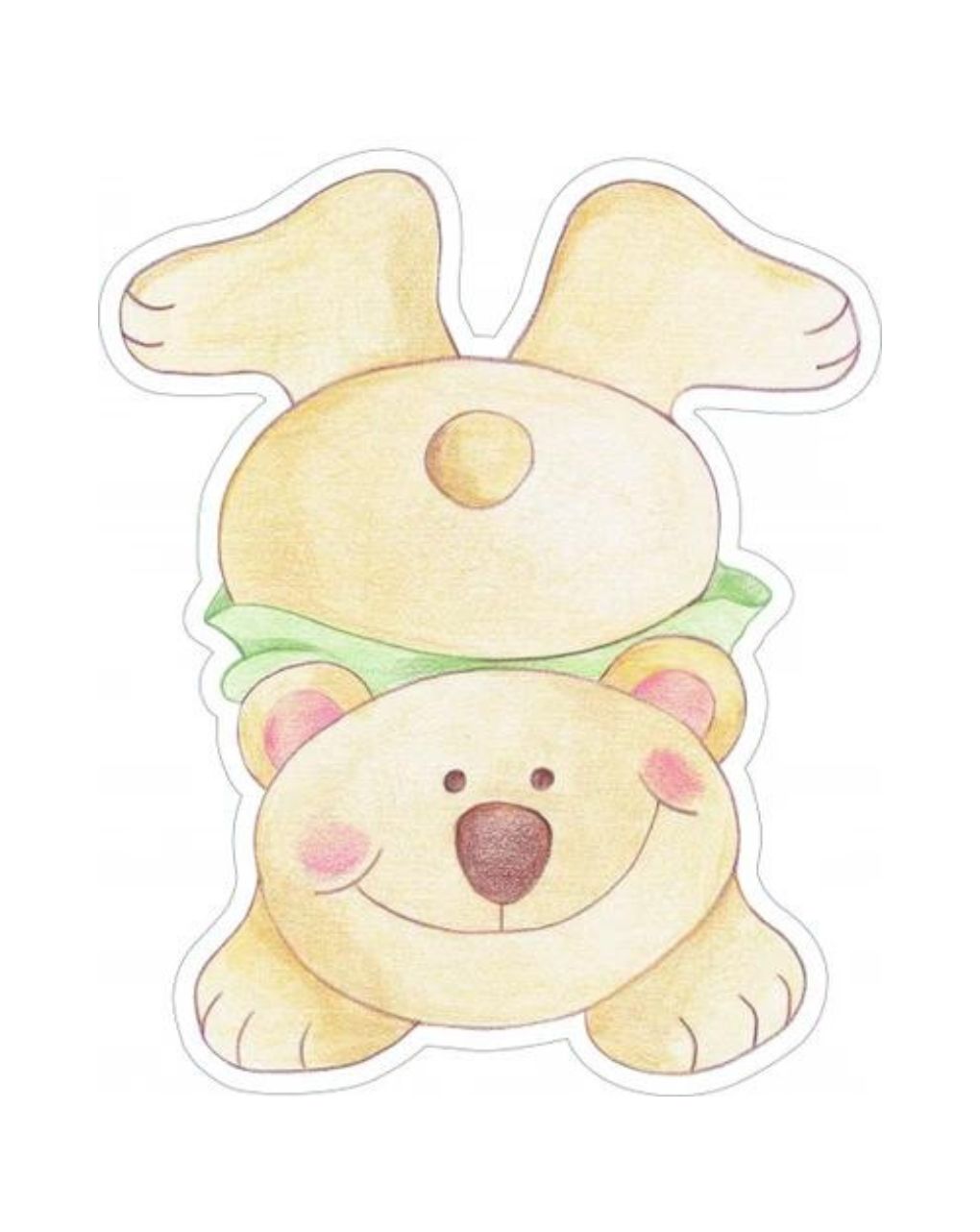 Home decor smiling bear brothers διακόσμηση τοίχου 3τμχ - HDL