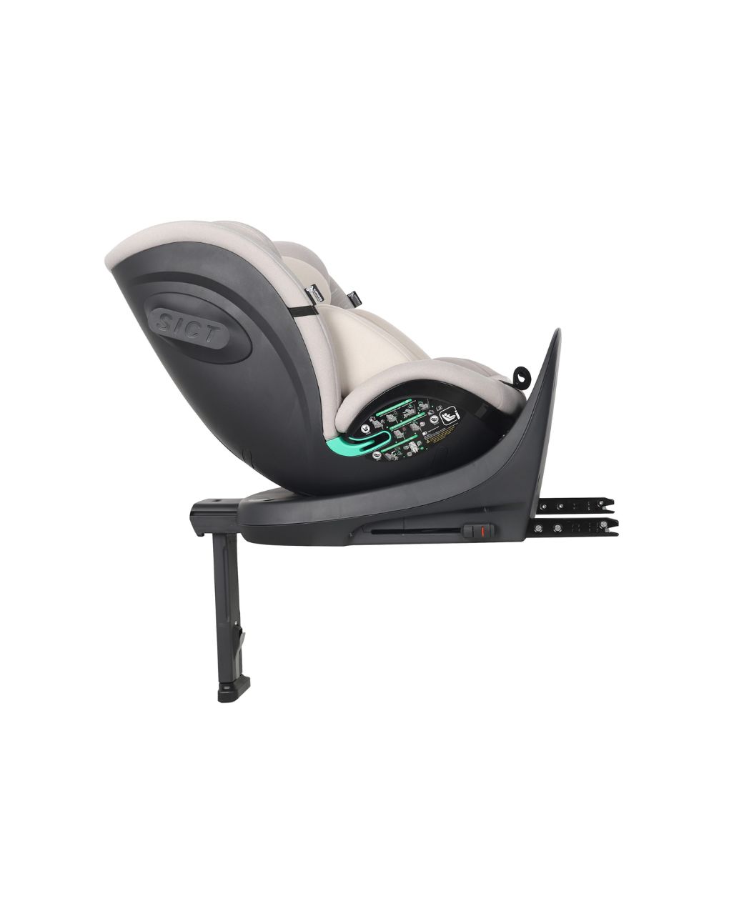 Freeon κάθισμα αυτοκινήτου i-size (40-150cm) space 360° με πόδι στήριξης beige 82467 - Freeon