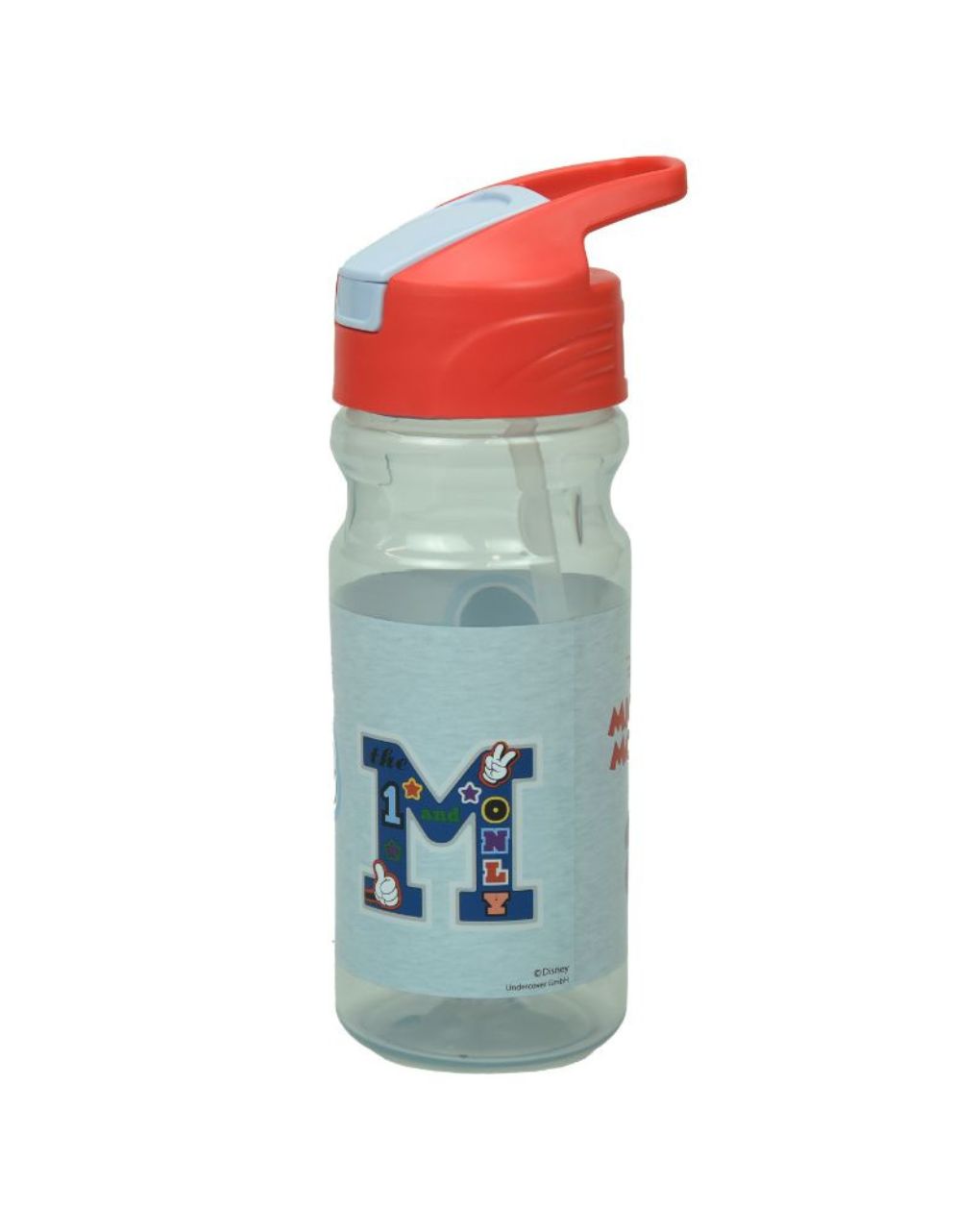 Gim παγούρι πλαστικό flip 500ml mickey all in the name, 553-15203 - Gim