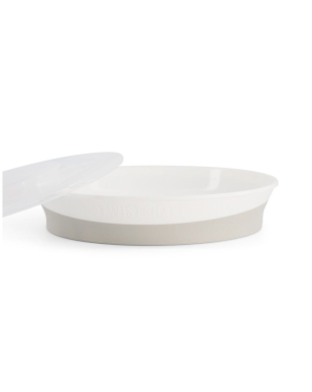 Twistshake πιάτο αντιολισθητικό 6m+ λευκό 32-08-78167 - Twistshake