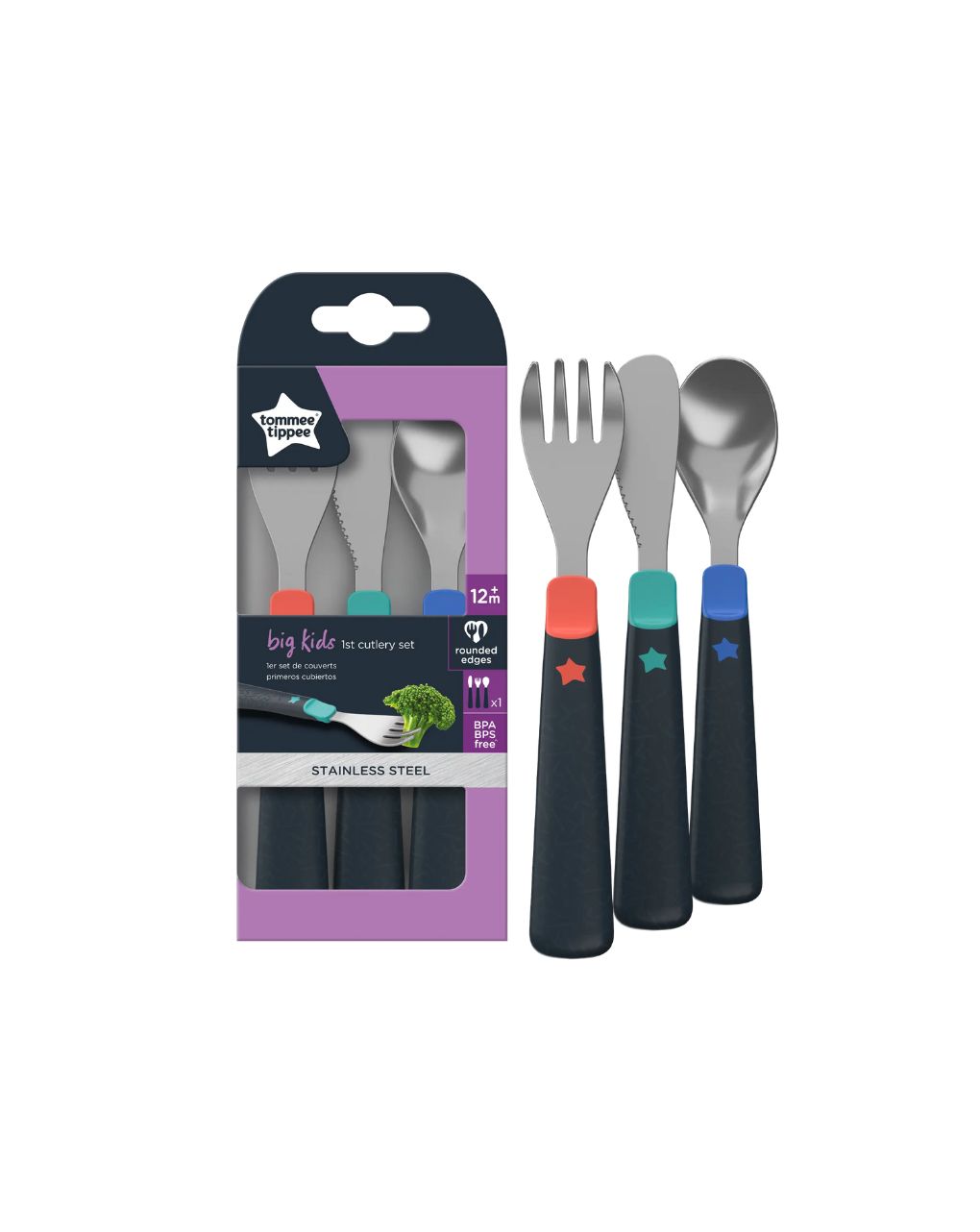 Tommee tippee σετ παιδικά μαχαιροπίρουνα 12m+, 44718710 - Tommee Tippee