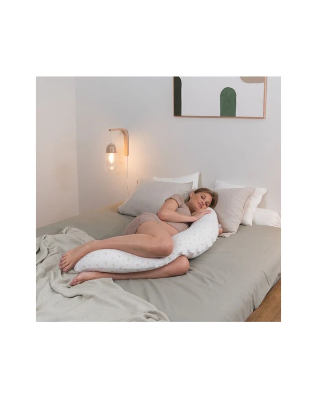 Doomoo buddy μαξιλάρι θηλασμού flower yellow, dmb34 - Doomoo