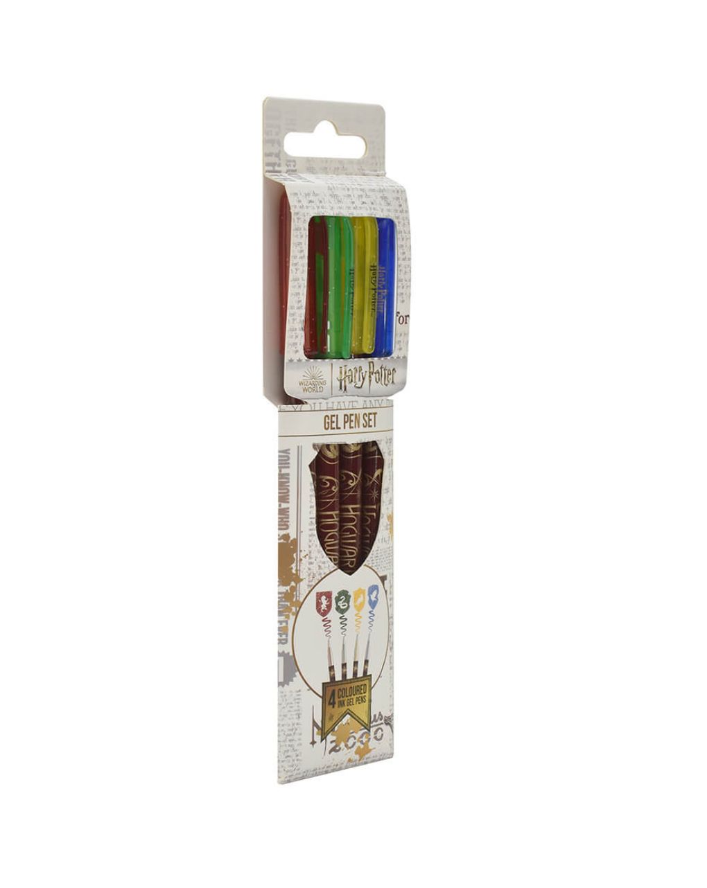 στυλό harry potter pen – 4pk gel – colourful crest - BLUE SKY