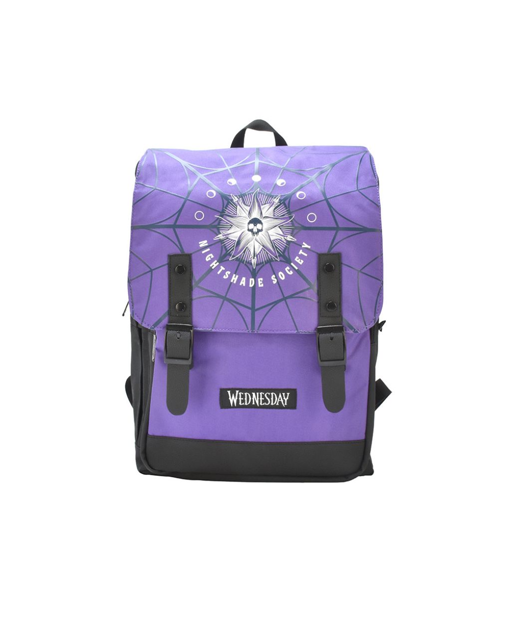 σχολική τσάντα wednesday backpack – premium – night shade - BLUE SKY