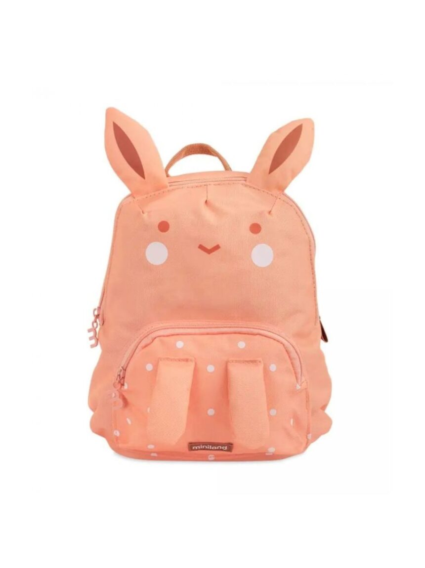 Miniland ισοθερμική παιδική τσάντα ecothermibag pink bunny, ml89557 - Miniland