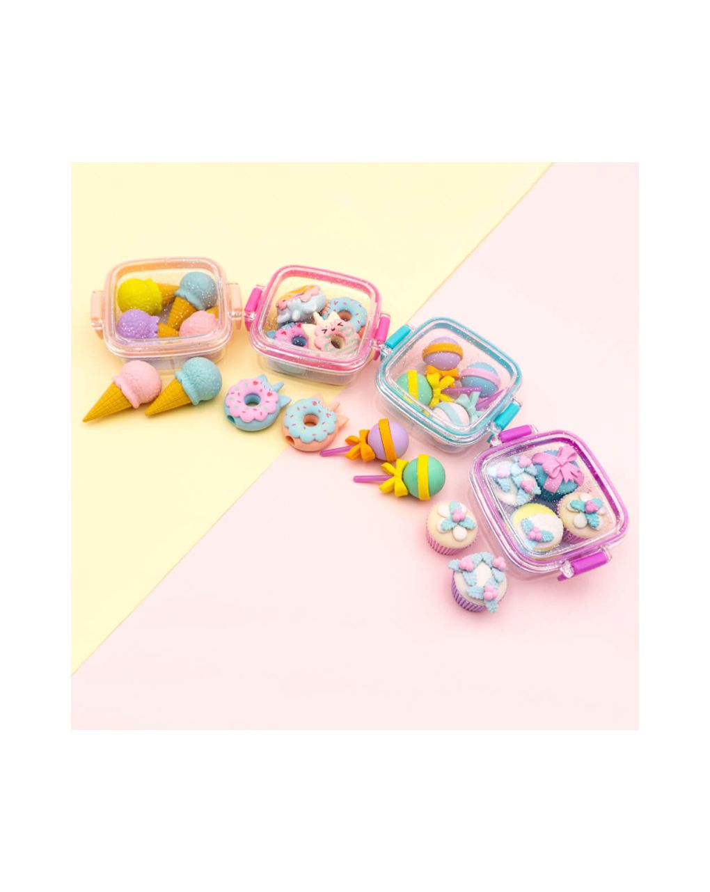 γόμες fancy erasers in lunchbox: delicious desserts σε 4 σχέδια - LITTLE TREE