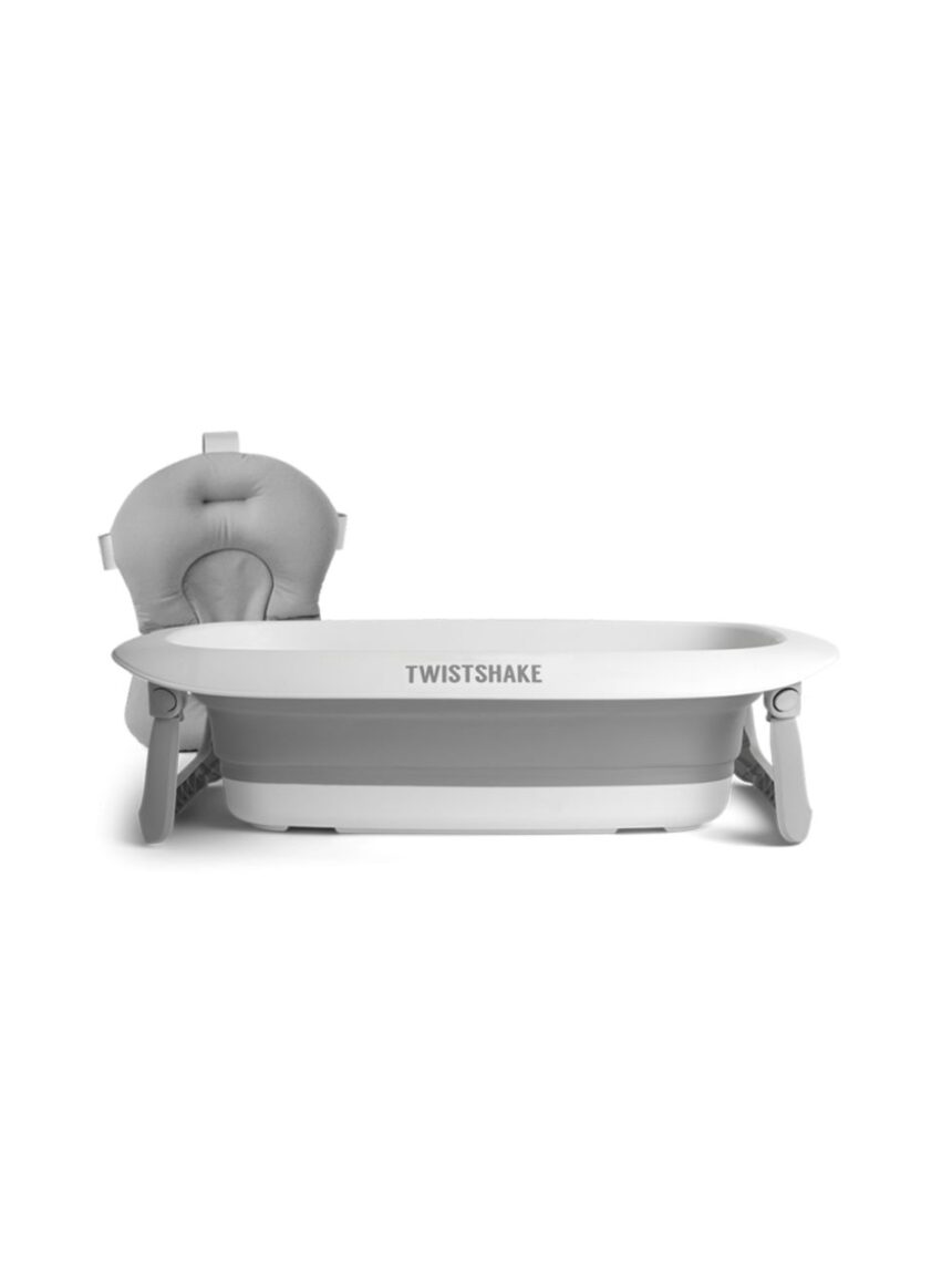 Twistshake βρεφικό μπανάκι + βρεφικό ένθετο pastel grey 32-08-78538 - Twistshake