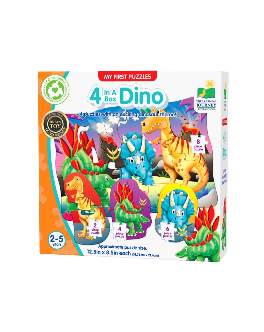 τα πρώτα μου παζλ – σετ 4 σε 1 – δεινόσαυροι - THE LEARNING JOURNEY