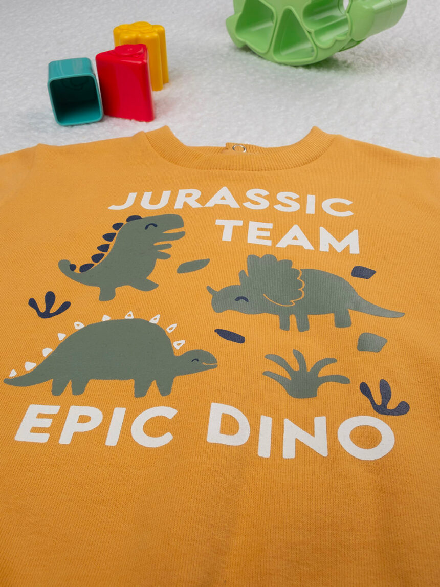 βρεφικό σετ μπλούζα φούτερ και φόρμα jurassic team για αγόρι - Prénatal