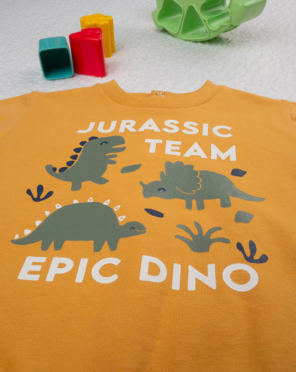 βρεφικό σετ μπλούζα φούτερ και φόρμα jurassic team για αγόρι - Prénatal