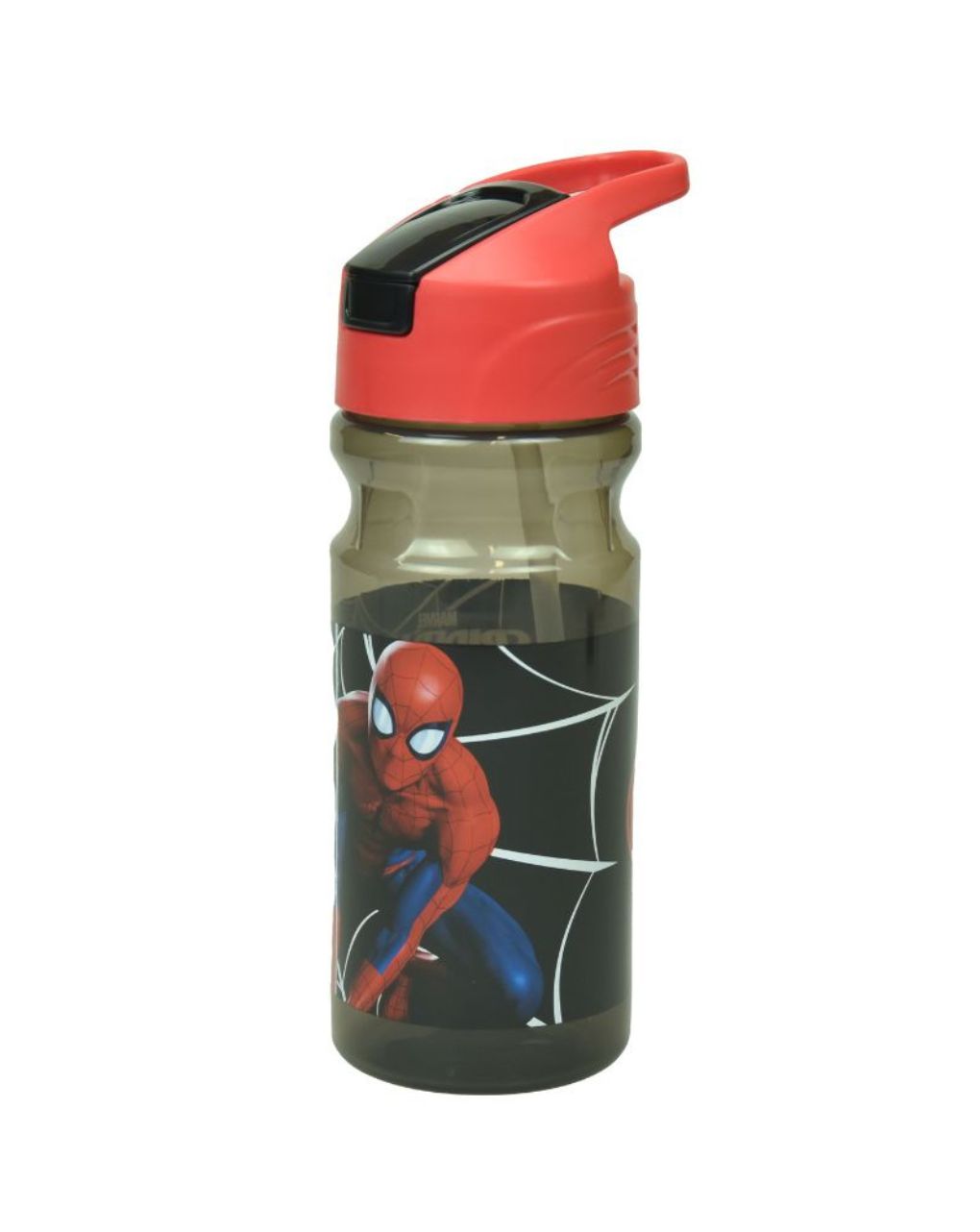 Gim παγούρι πλαστικό flip 500ml spiderman black city, 557-12203 - Gim