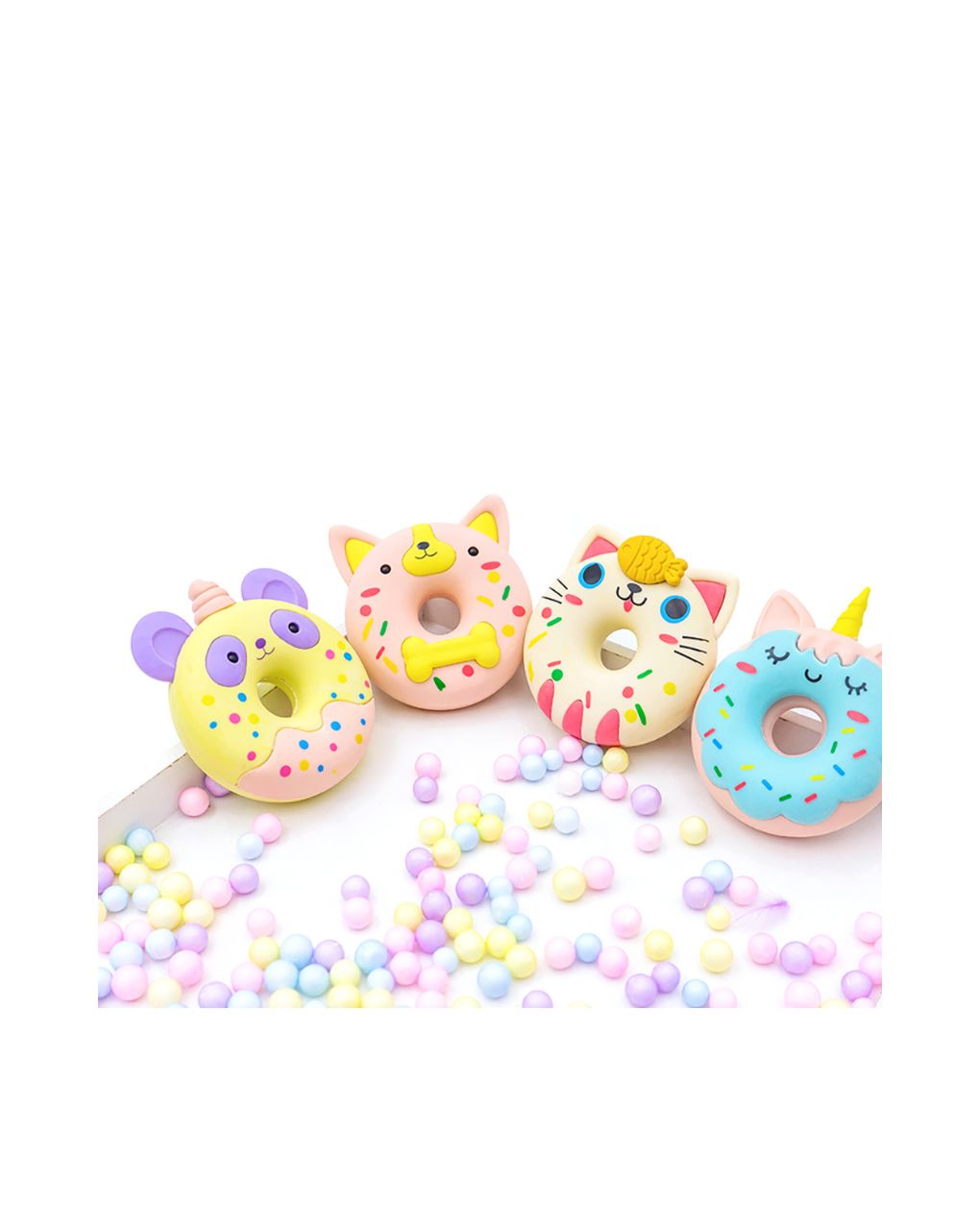 γόμα mesh-up doughnut σε 4 σχέδια - LITTLE TREE