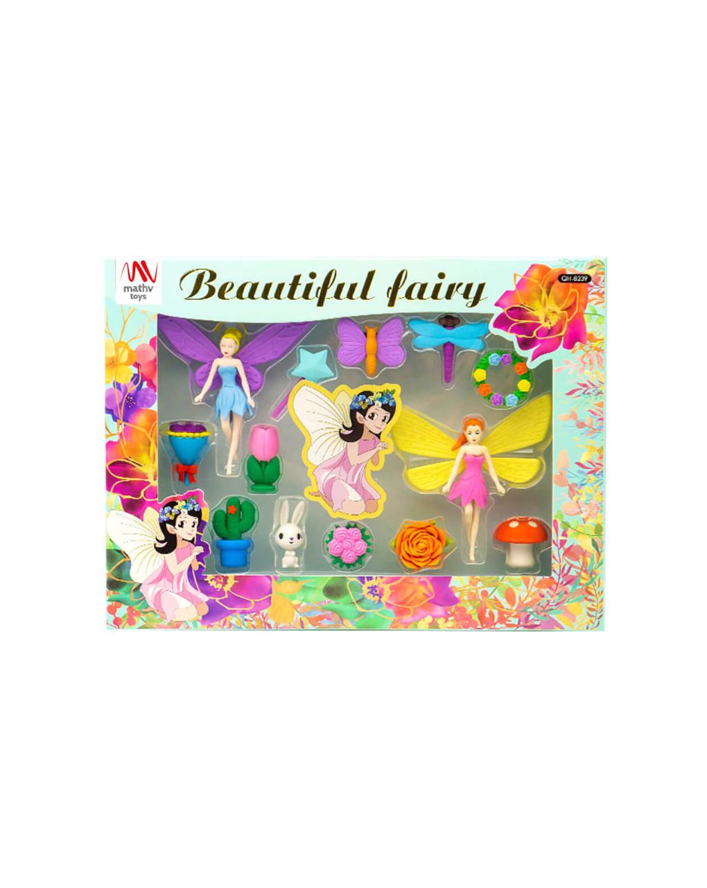 Gift eraser collection: beautiful fairy