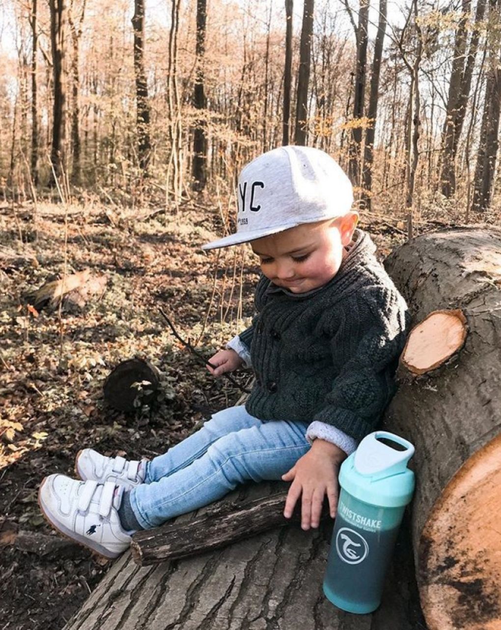 Twistshake κύπελλο straw cup 360ml 6m+ παστελ μπλε 32-08-78589 - Twistshake