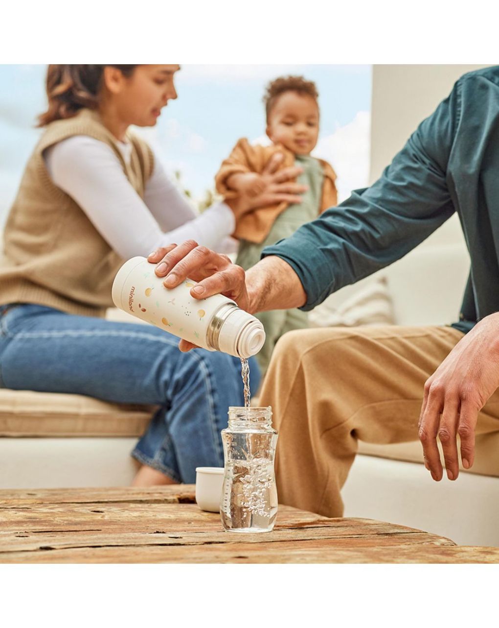 Miniland ανοξείδωτος θερμός υγρών thermos valencia 350ml ml89572 - Miniland