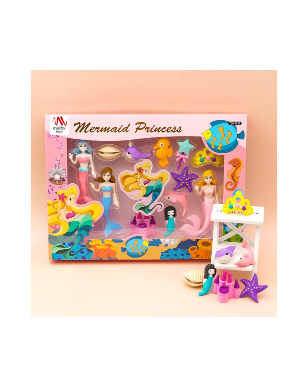 Gift eraser collection: mermaid princess - LITTLE TREE