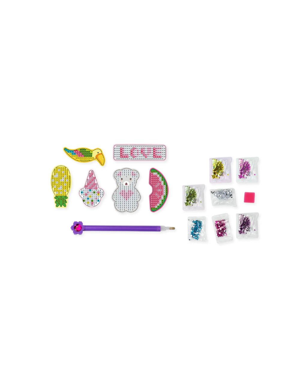 Crystal creations kits: glittering hair accessories - HINKLER